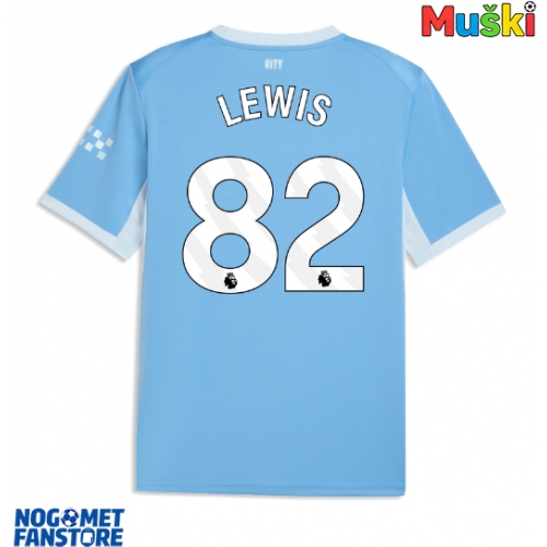 Manchester City Rico Lewis #82 Domaci Dres 2026-27 Kratak Rukav